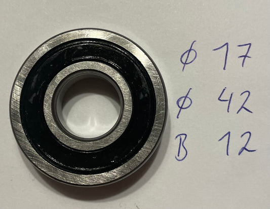 Übermaß Kugellager 6203X+02.00-2RS