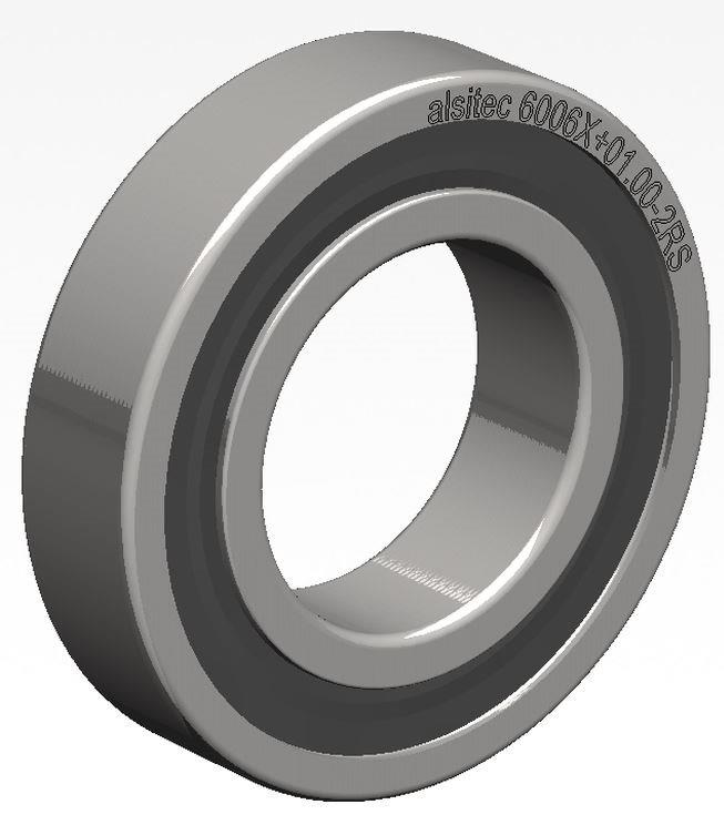 Übermaß Kugellager 6006X+01.00-2RS