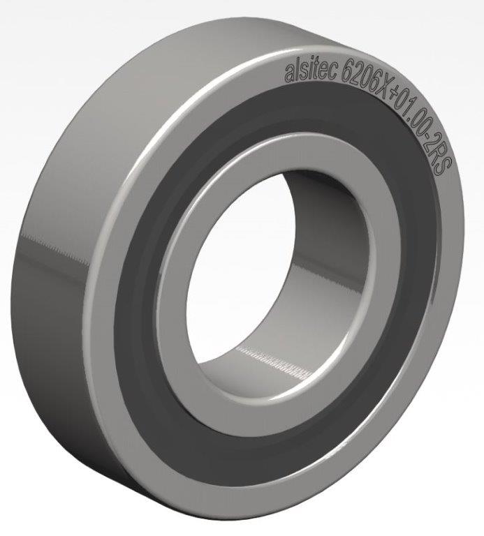 Übermaß Kugellager 6206X+01.00-2RS